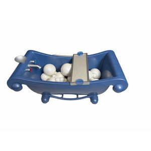 Retired American Girl (18” doll) Toy Blue Bathtub with White Bubbles